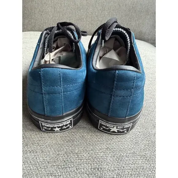 Thisisneverthat x Converse One Star Low 'New Vintage' Blue Sz M 10.5 W 12 - Picture 11 of 15